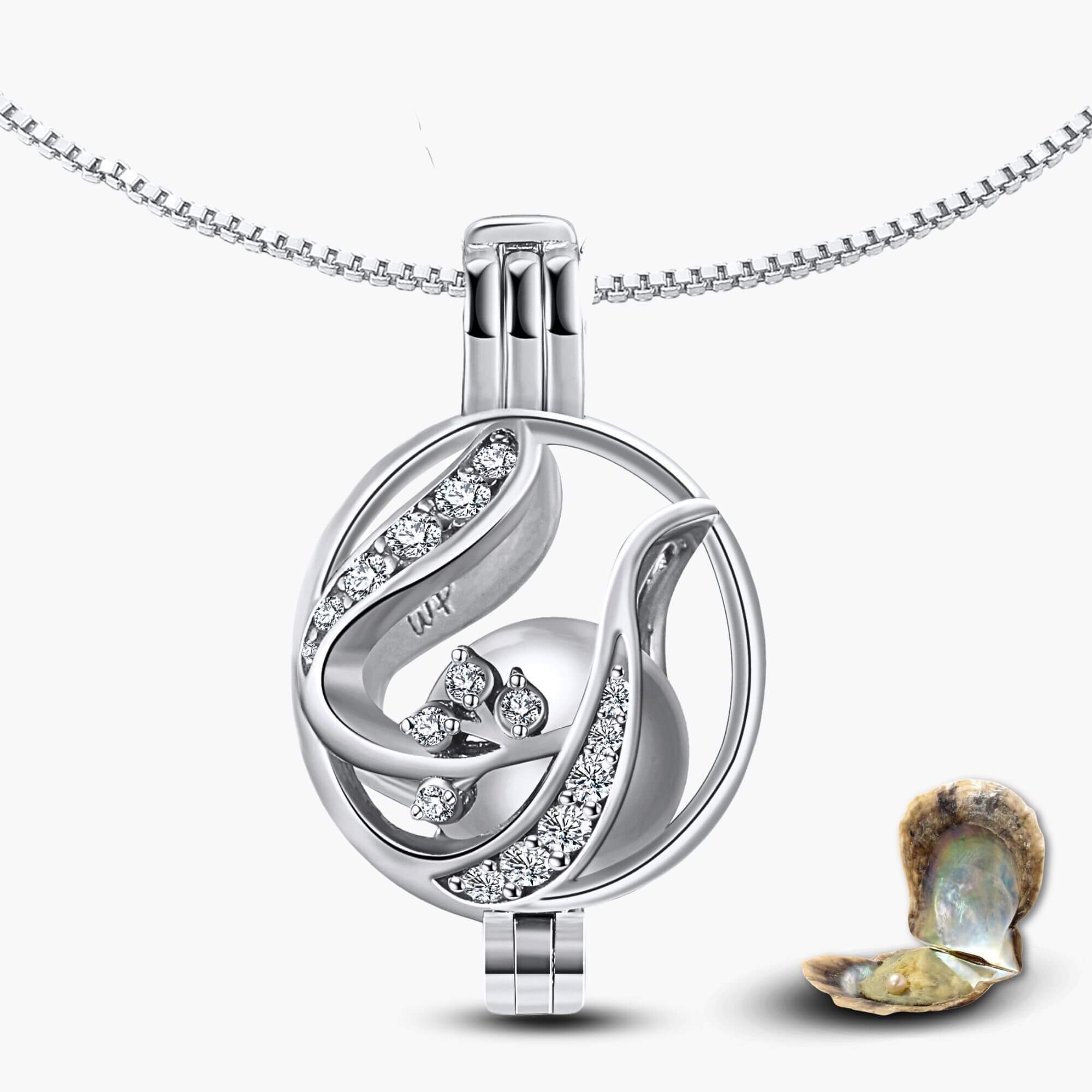 Collier fleuri + huître