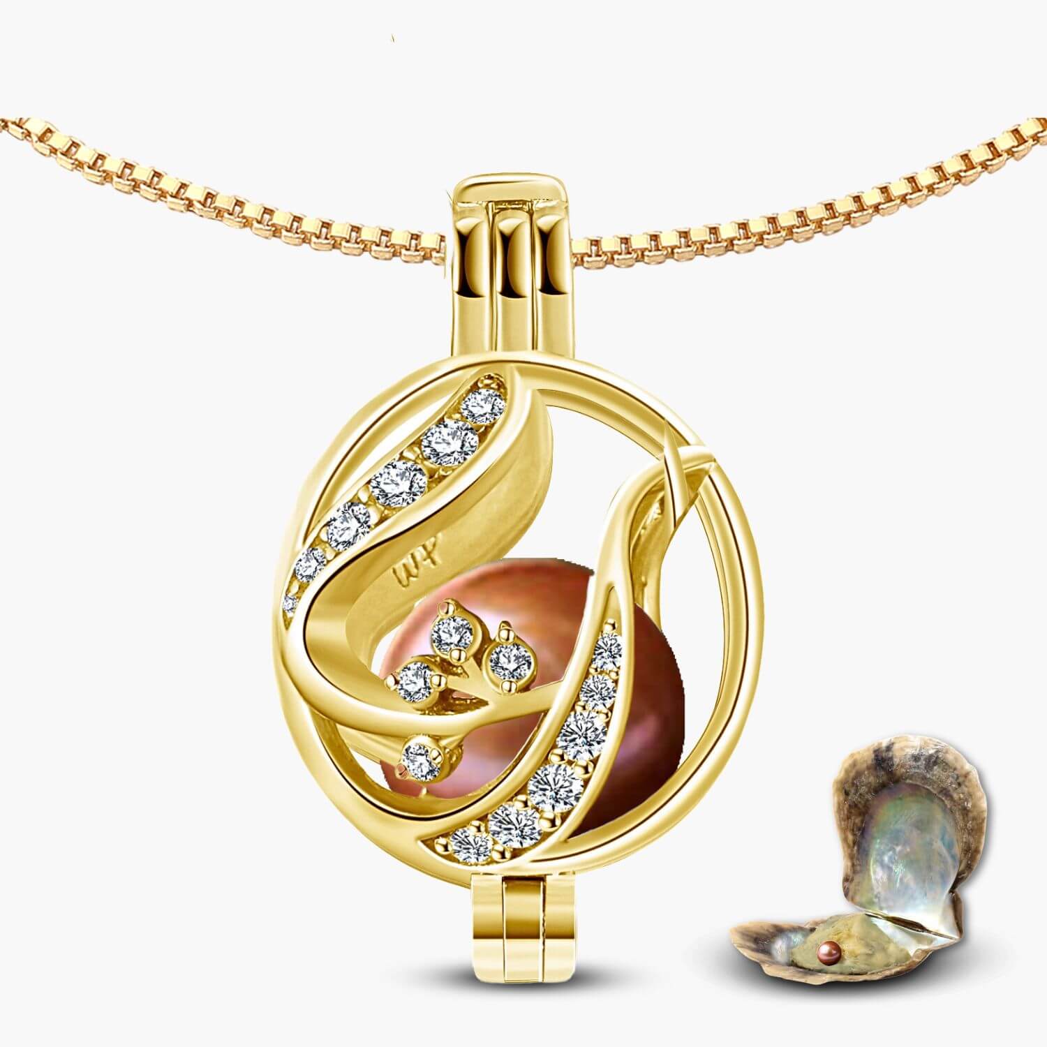 Collier fleuri + huître