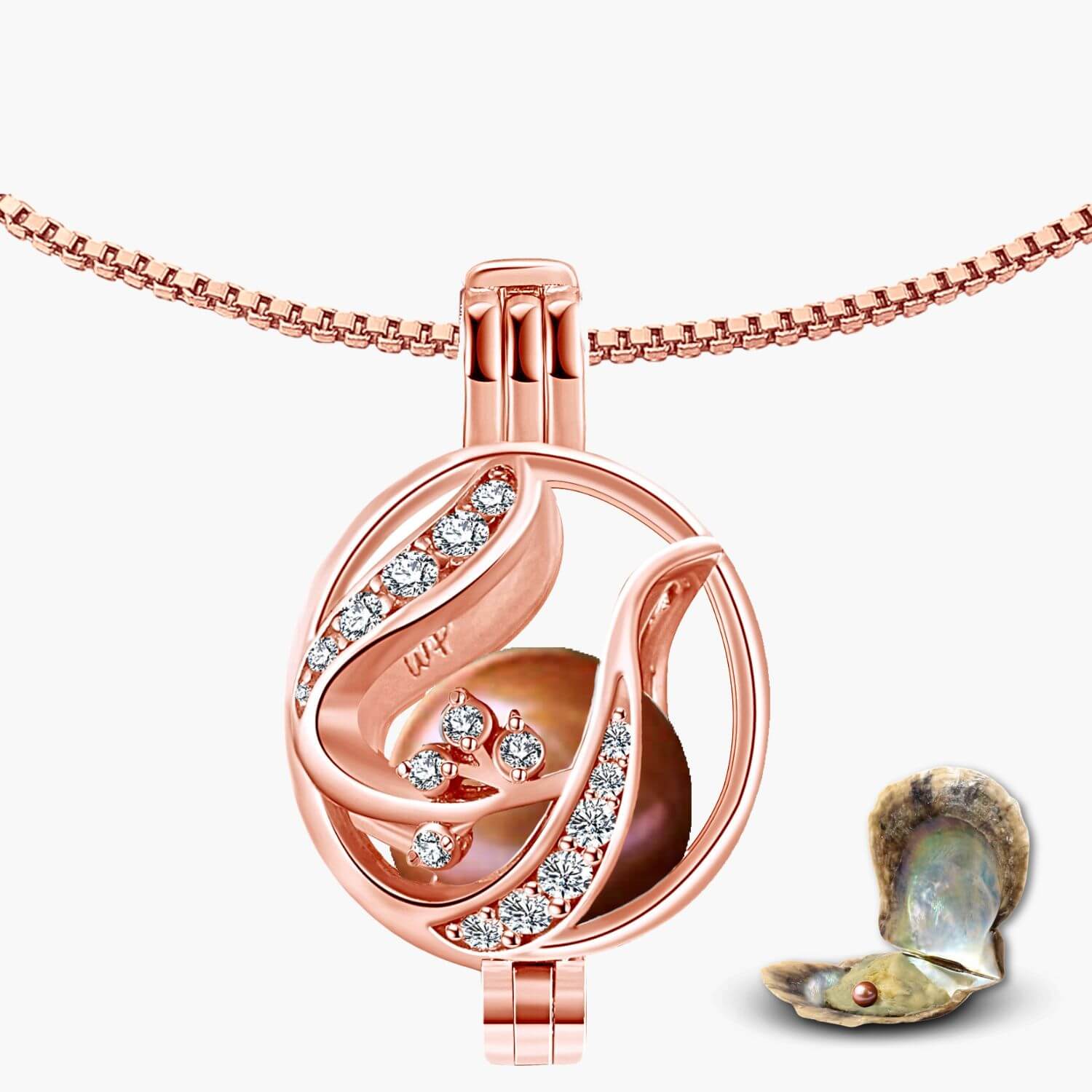 Collier fleuri + huître