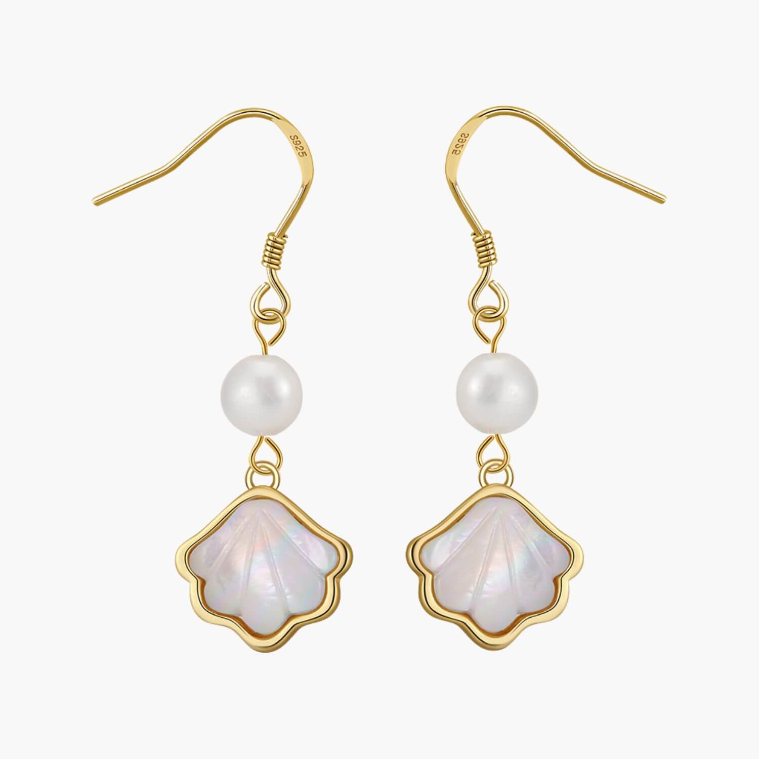 Boucles d'oreilles NACRE