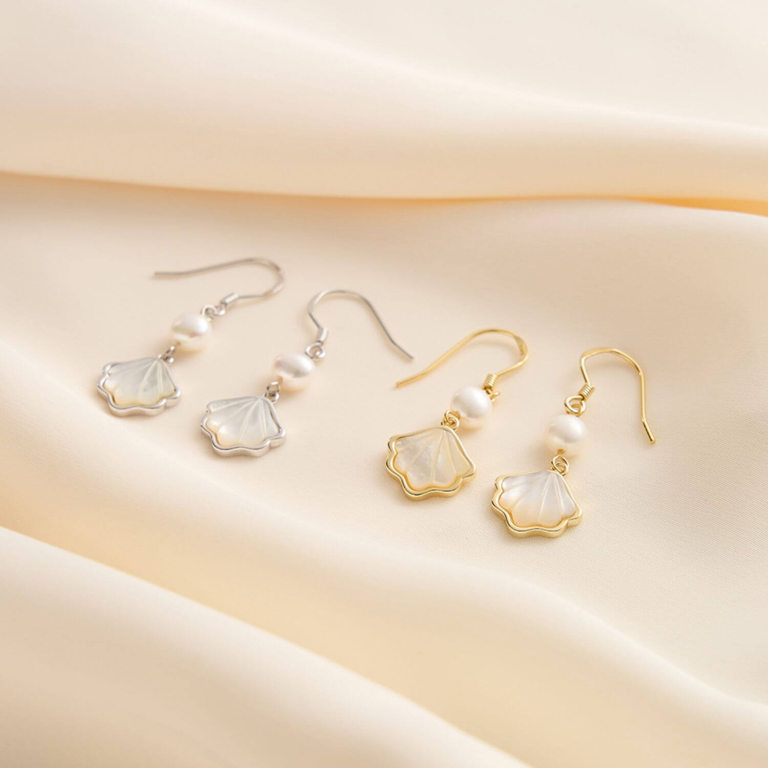 Boucles d'oreilles NACRE