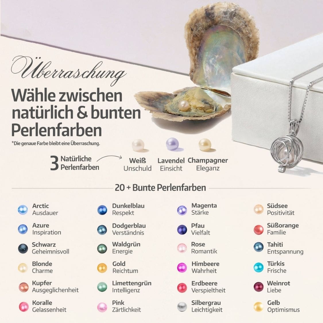 Collier Orbis + huîtres