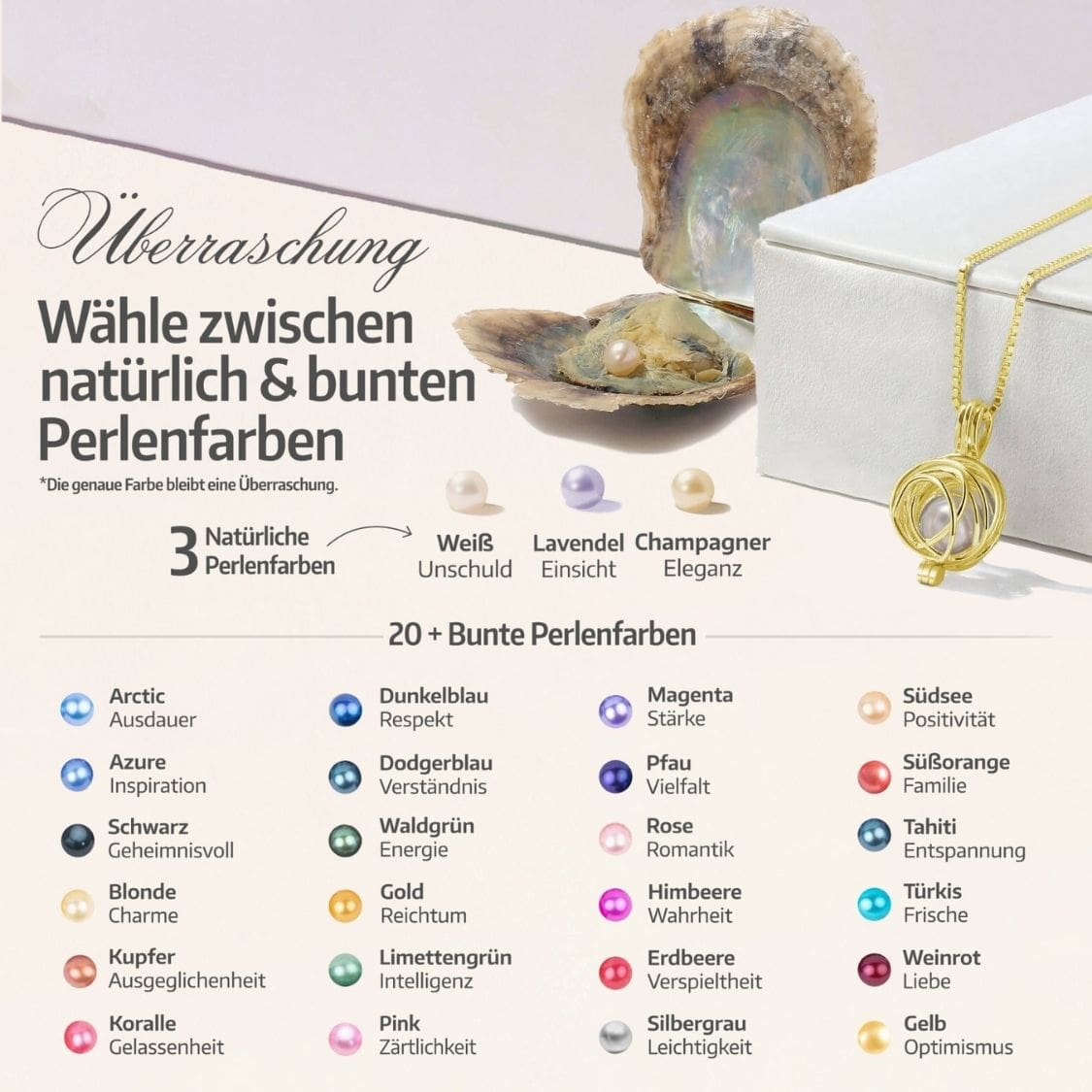 Collier Orbis + huîtres