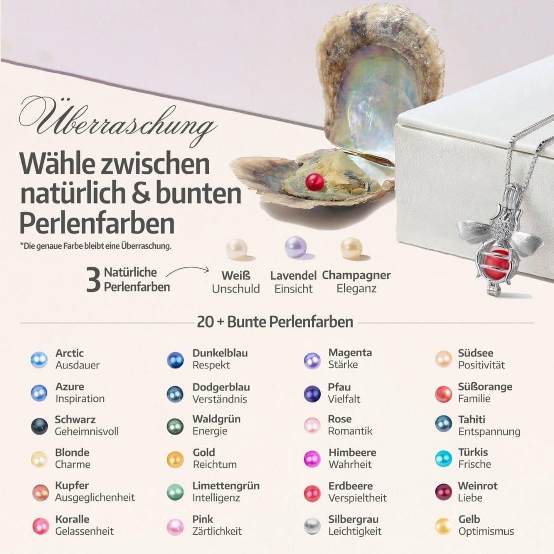 Collier Orbis + huîtres