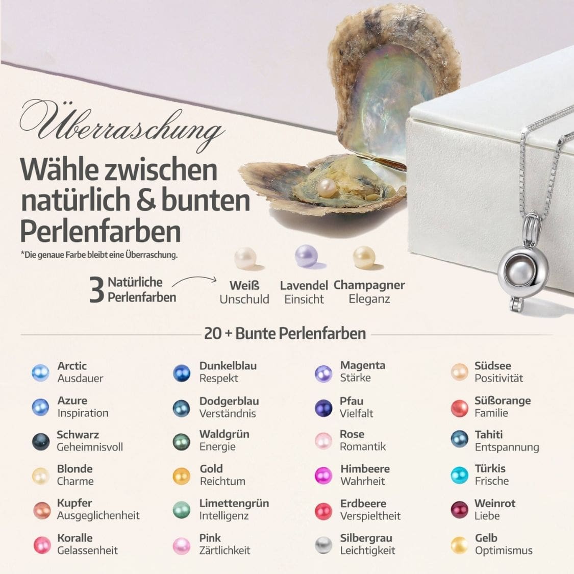 Collier Orbis + huîtres