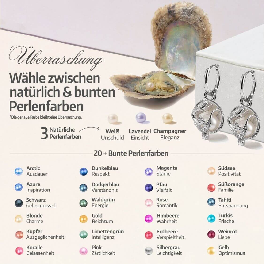 Boucles d'oreilles Floral + 2 huîtres.