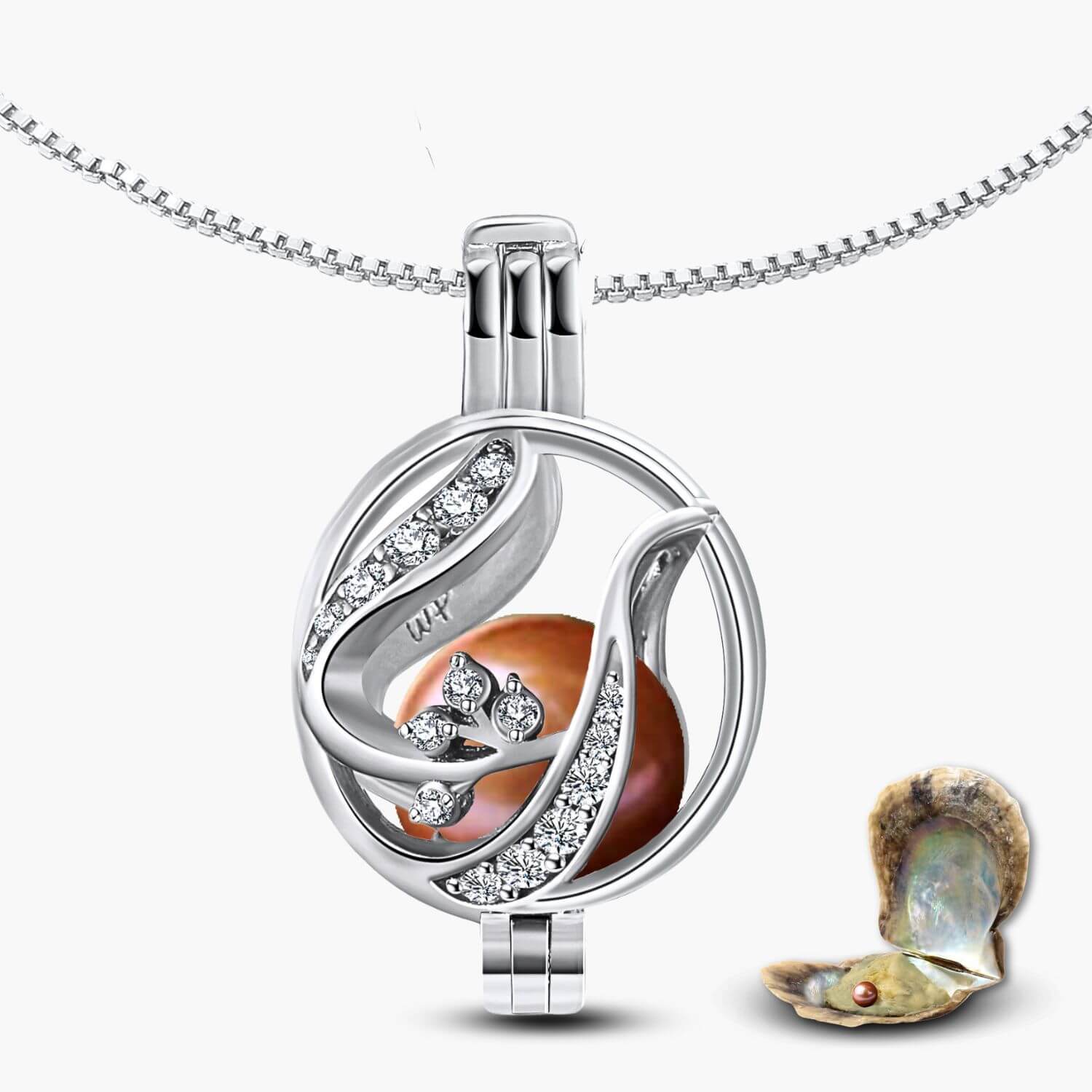 Collier fleuri + huître