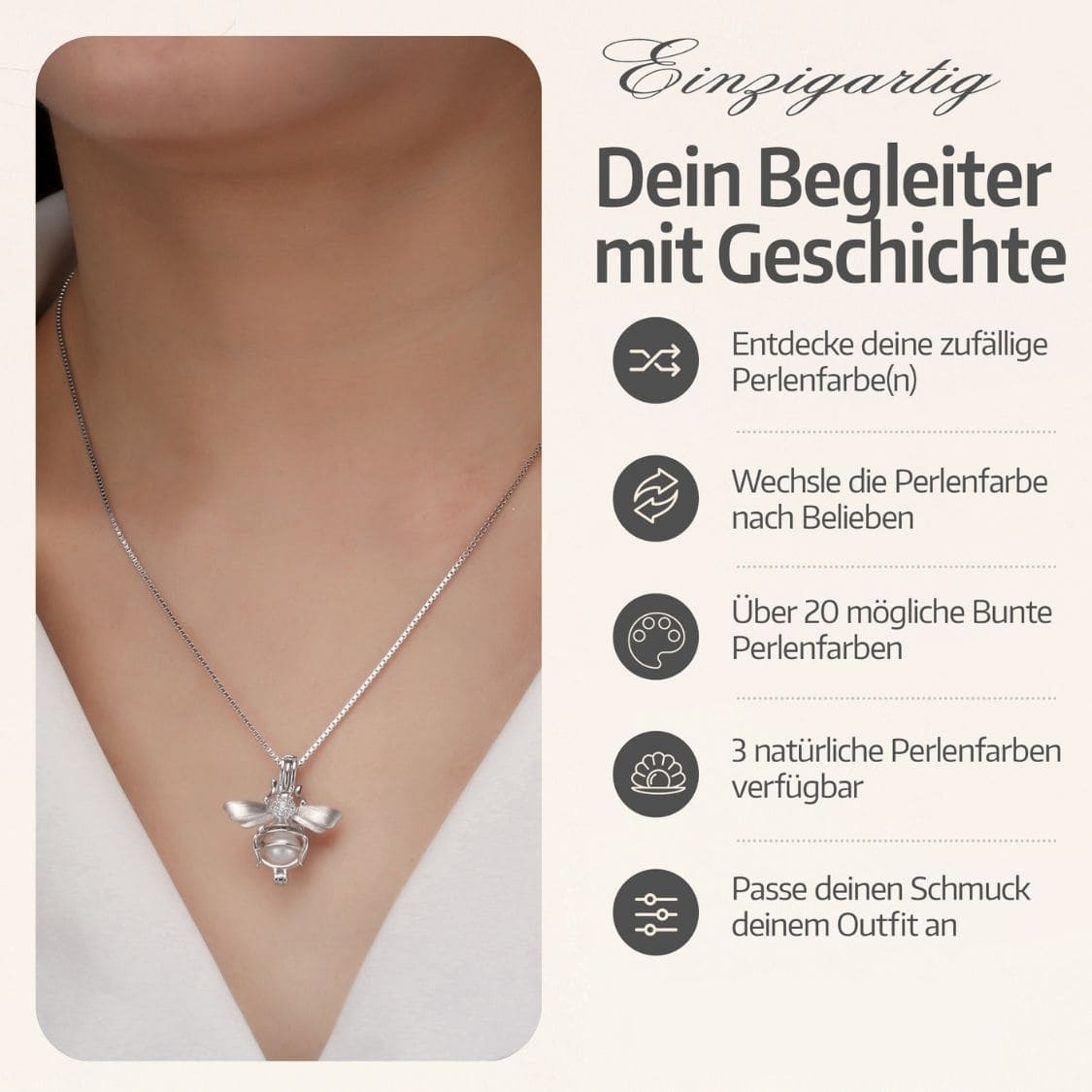 Collier Orbis + huîtres