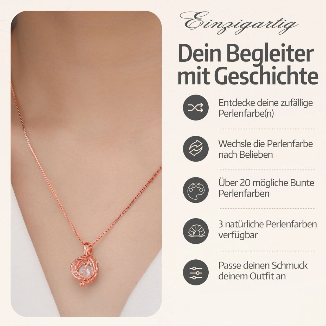 Collier Orbis + huîtres