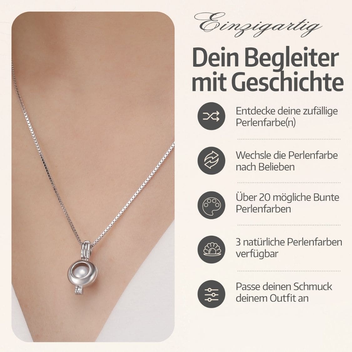 Collier Orbis + huîtres