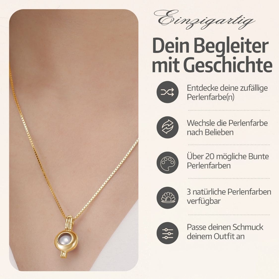 Collier Orbis + huîtres