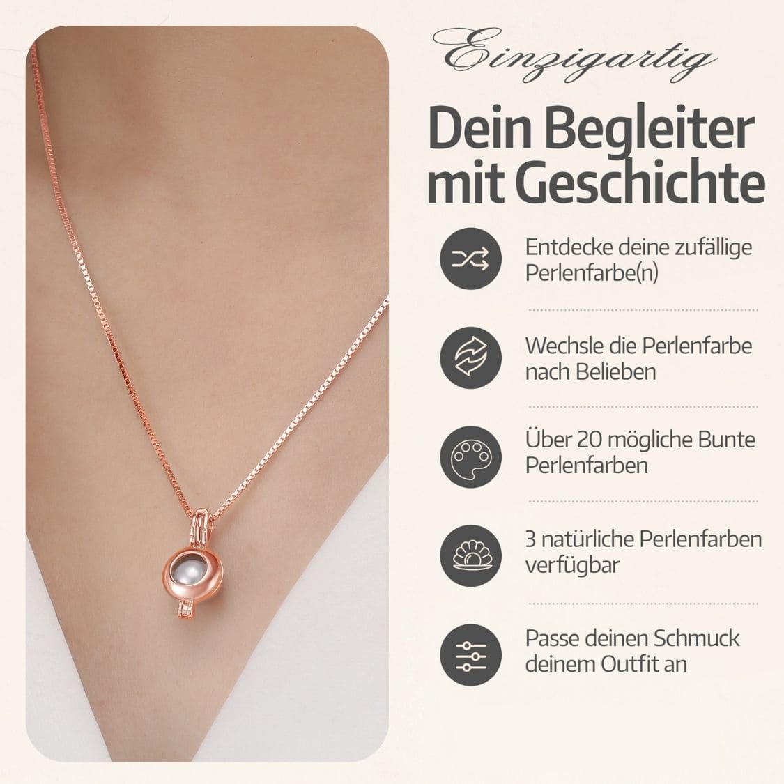 Collier Orbis + huîtres