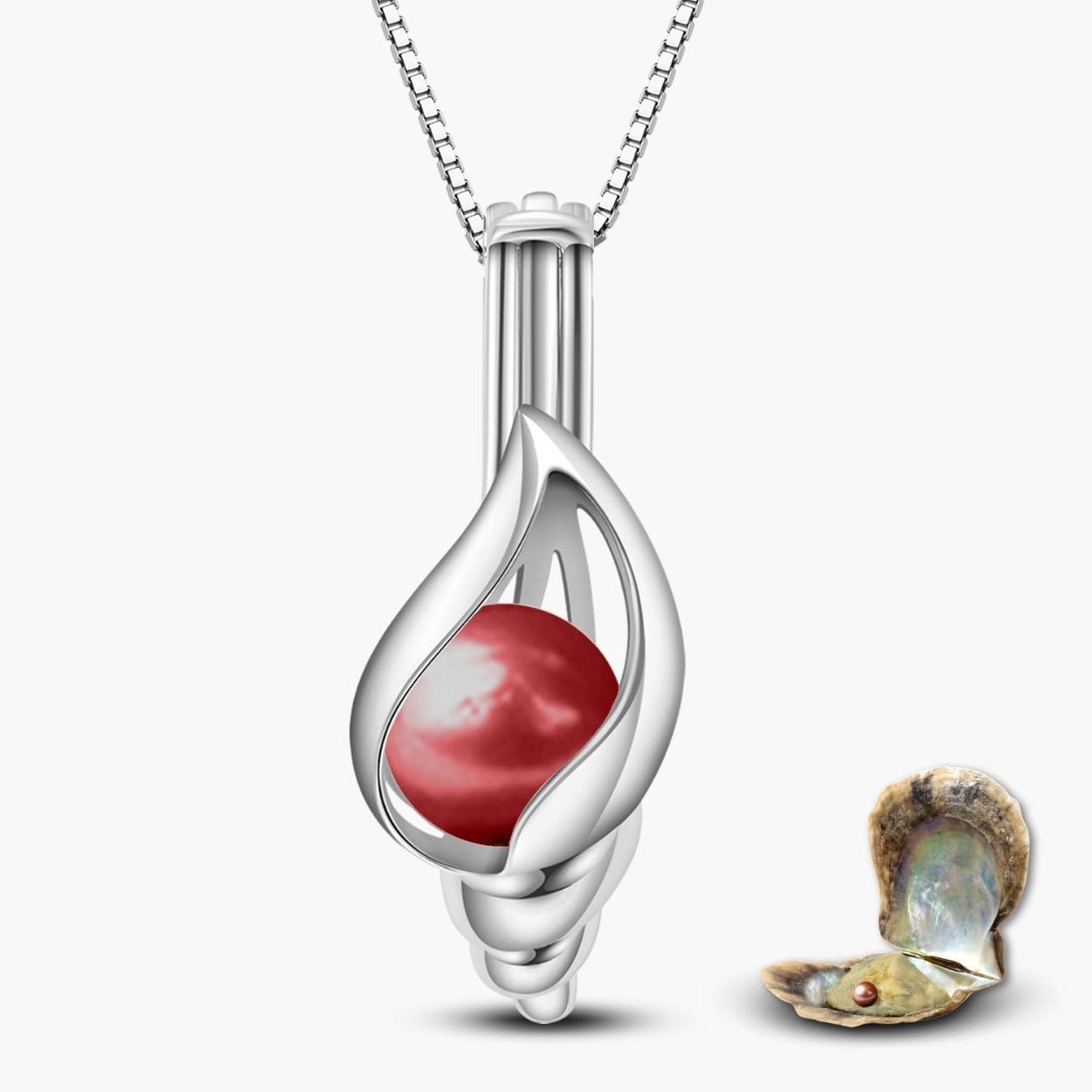 Collier Coquille + Huître