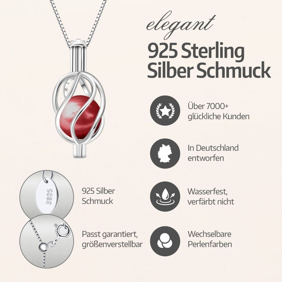 Collier Helix + Huître