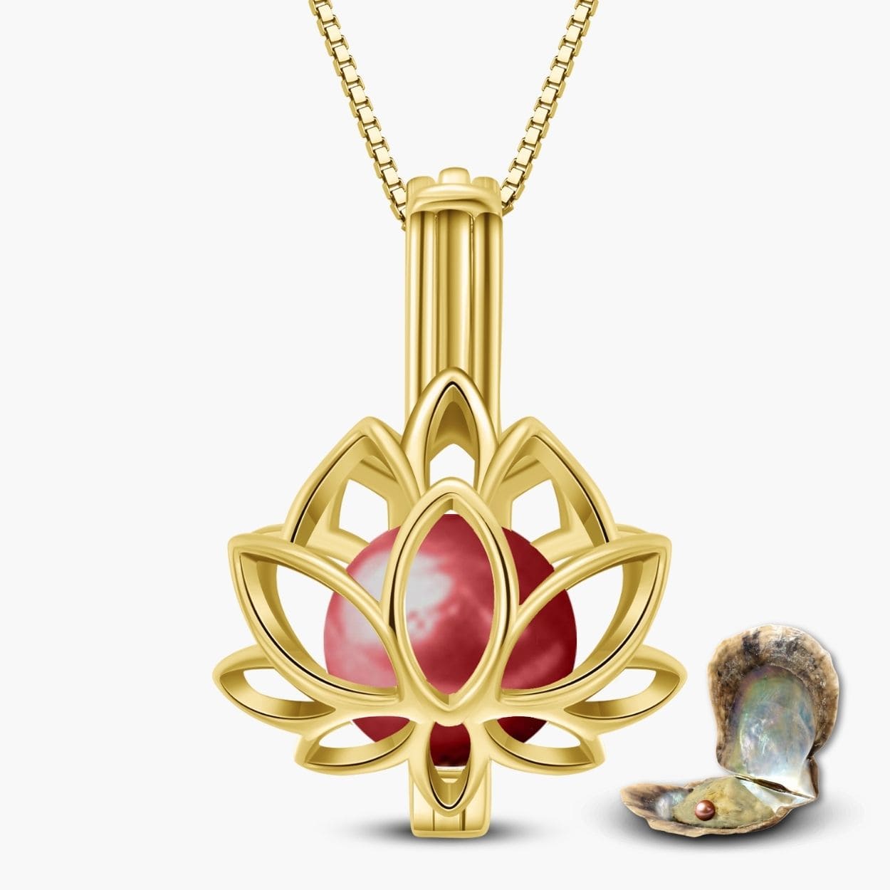 Collier Lotus + Huître