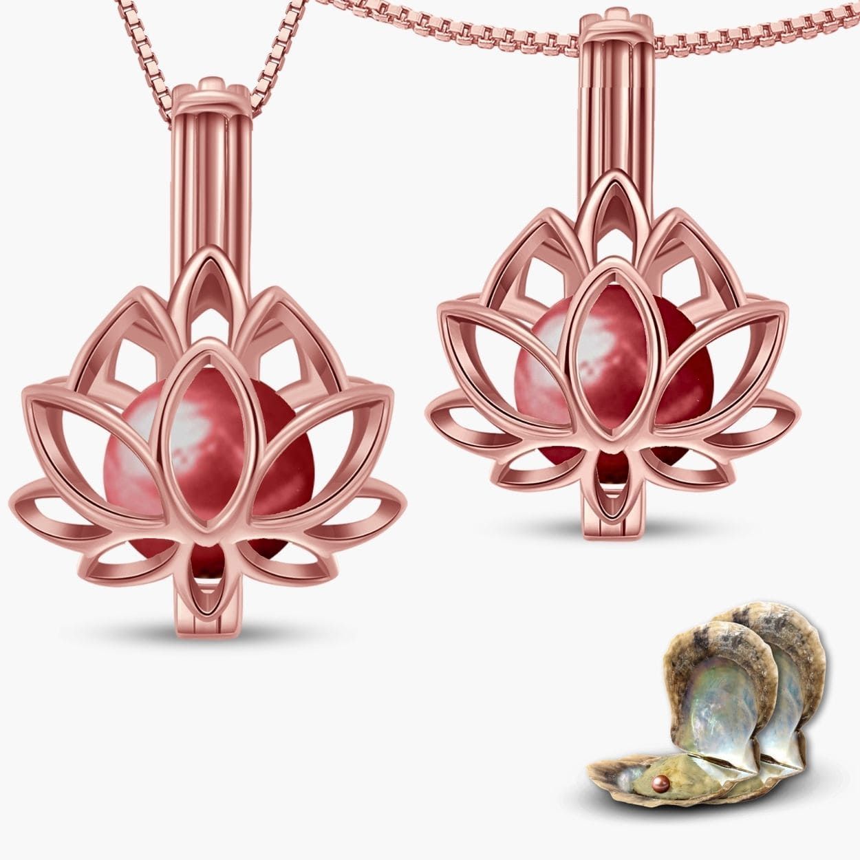 Parure Collier + Bracelet Lotus