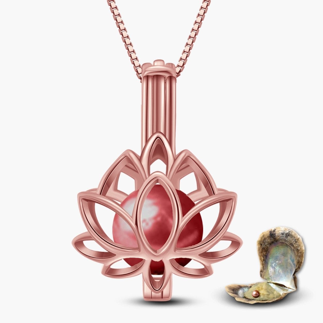 Collier Lotus + Huître