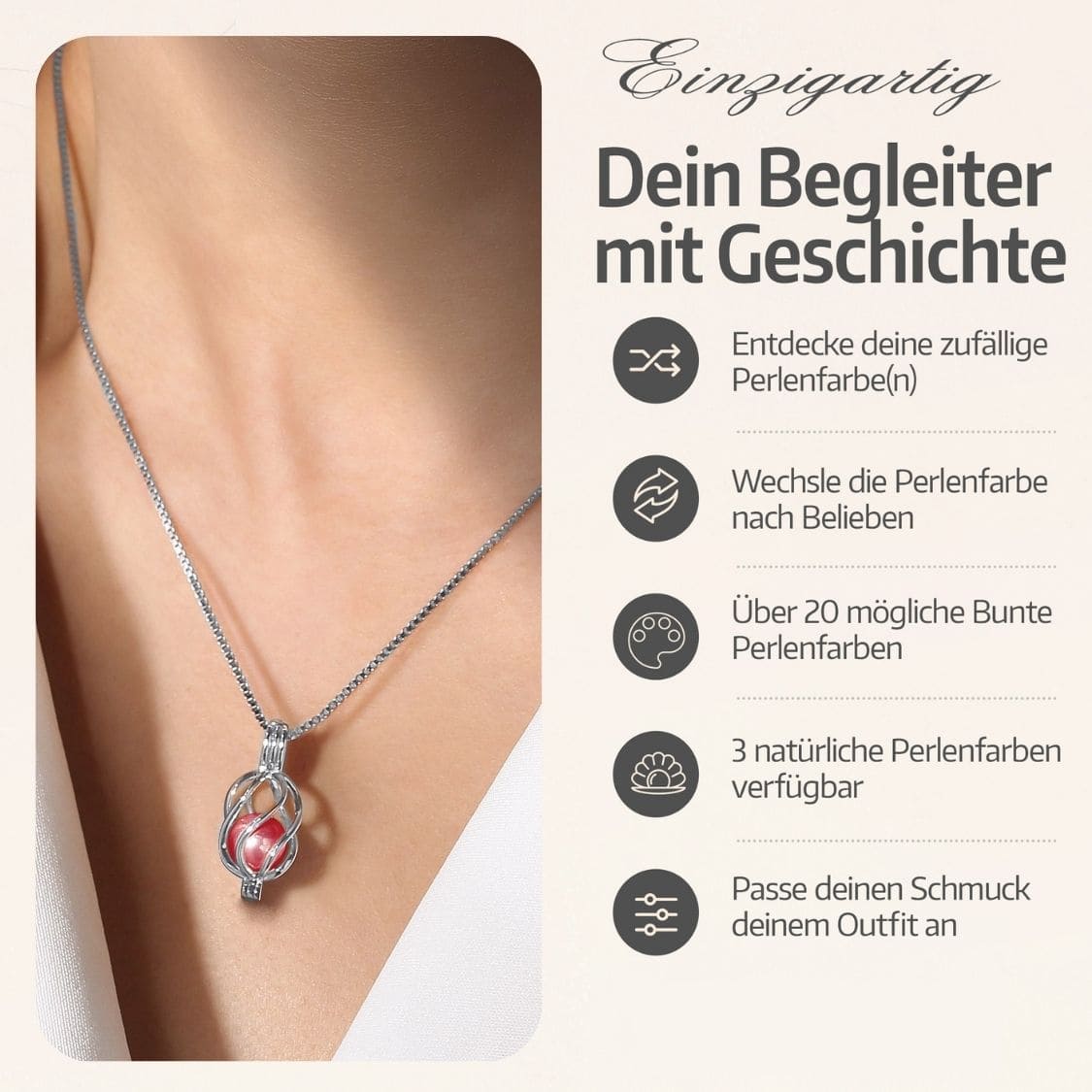 Collier Helix + Huître