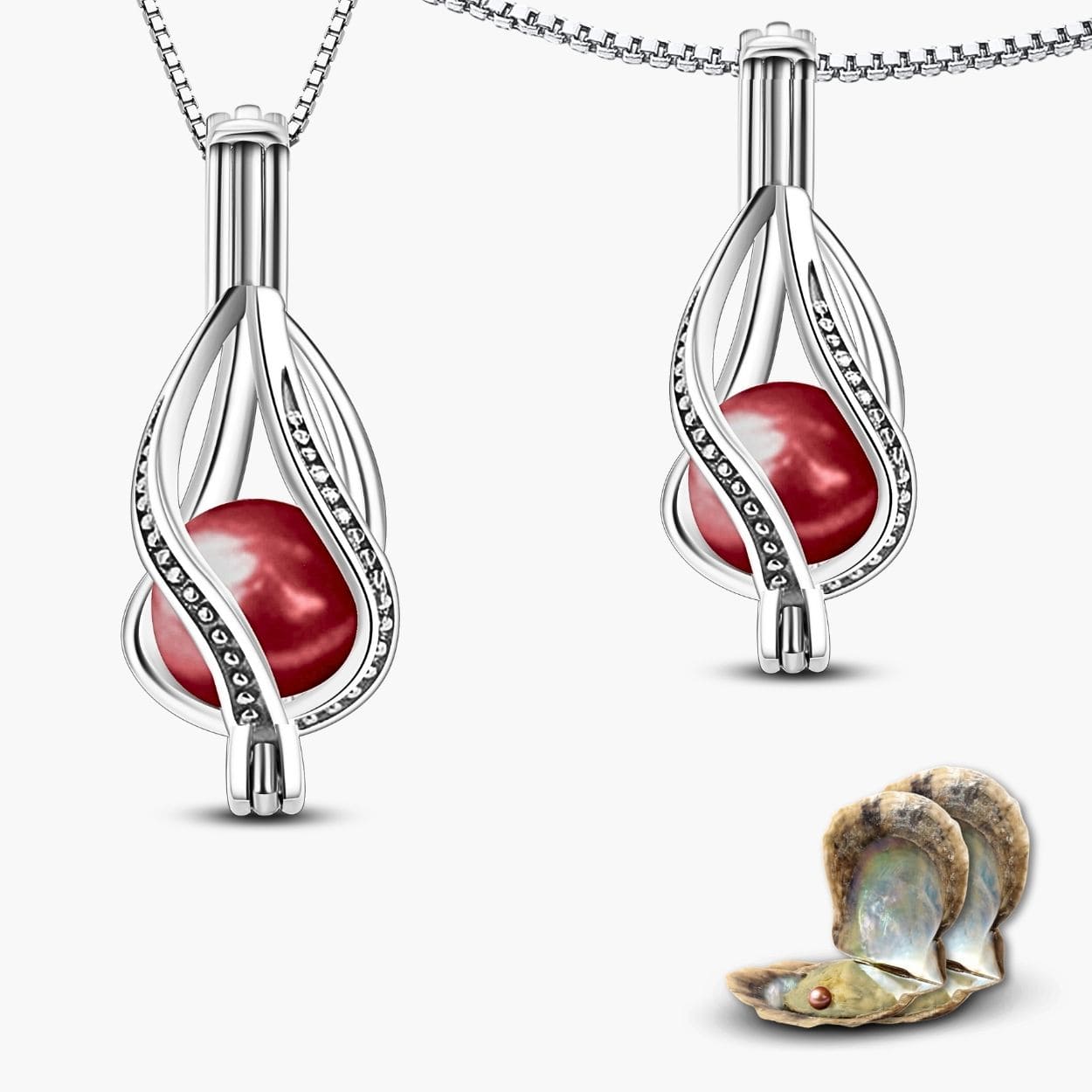 Parure Collier + Bracelet Goutte