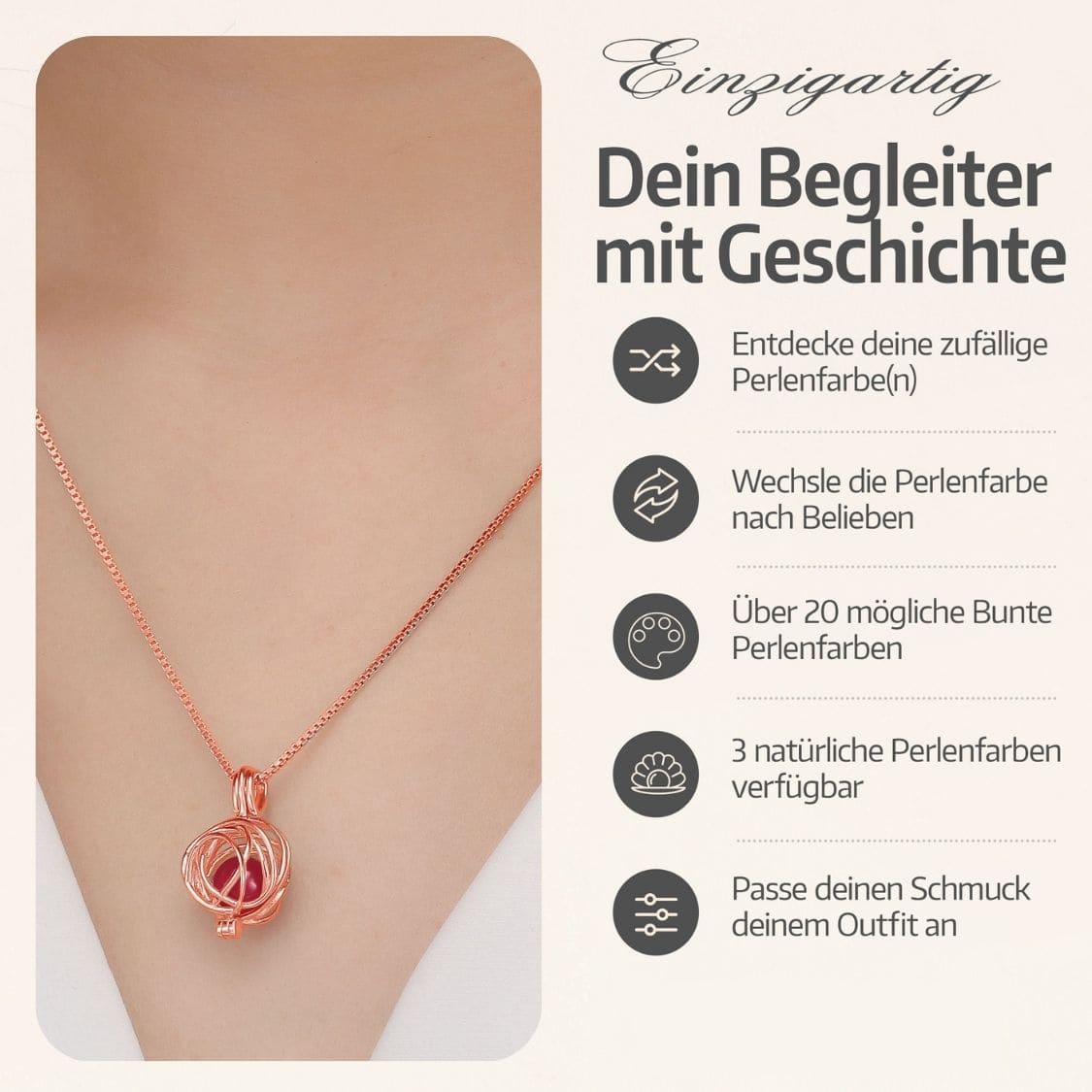 Collier Orbis + huîtres