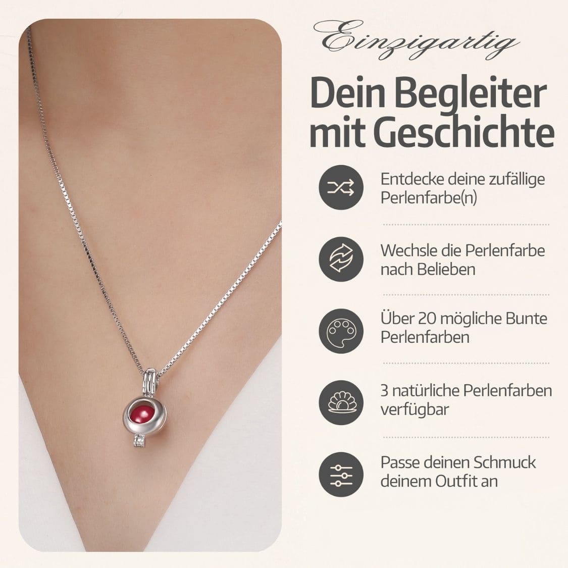 Collier Orbis + huîtres