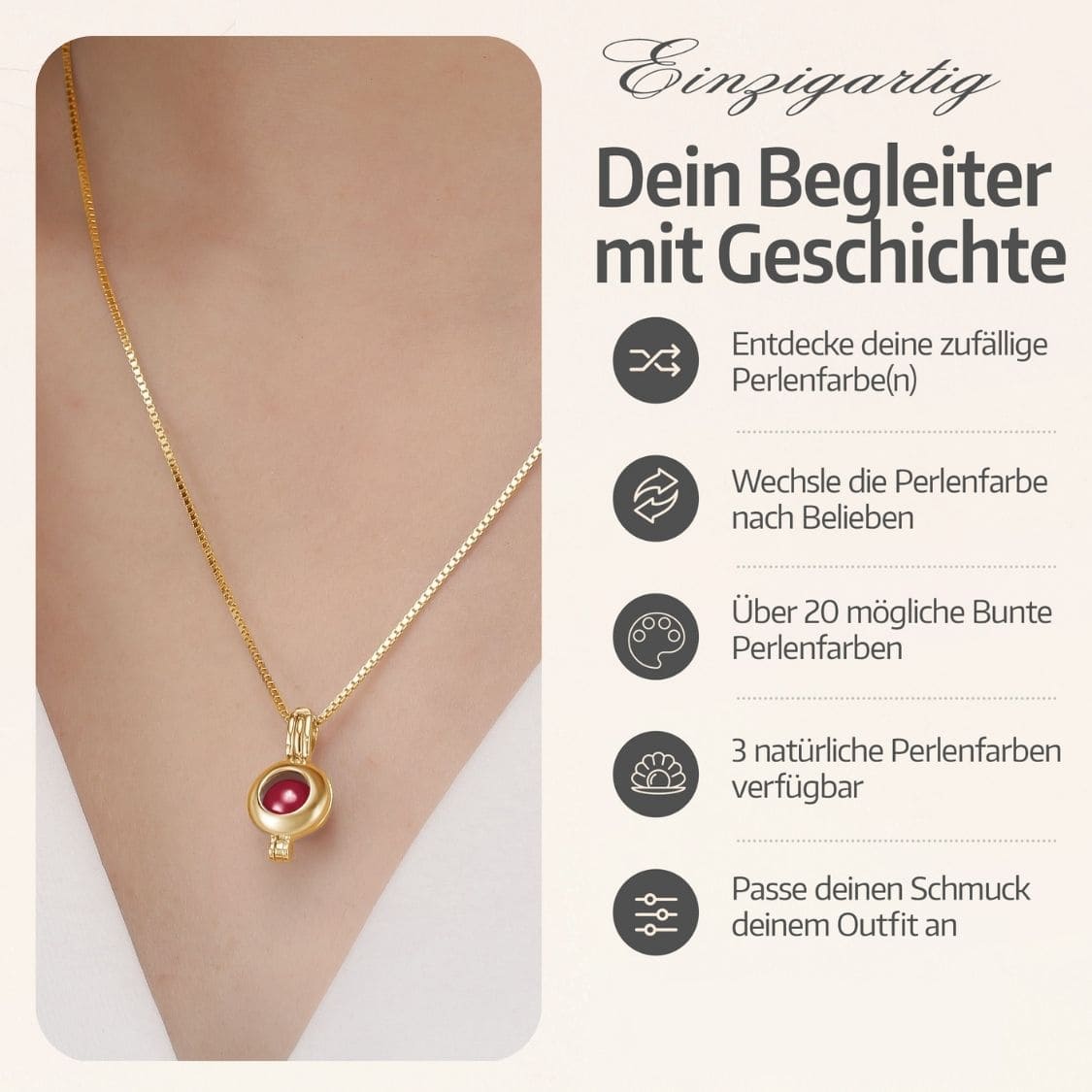 Collier Orbis + huîtres