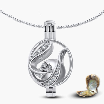 Collier fleuri + huître