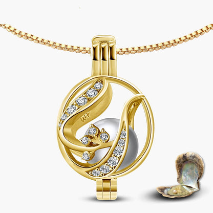 Collier fleuri + huître