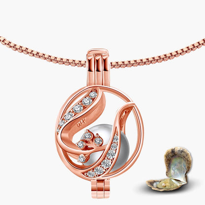 Collier fleuri + huître