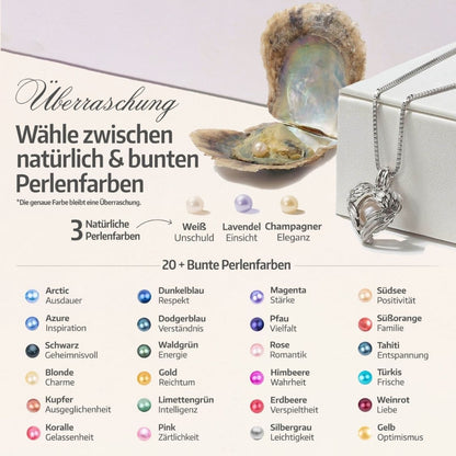 Collier Ange Gardien + Huître