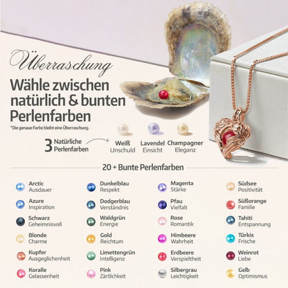 Collier Ange Gardien + Huître