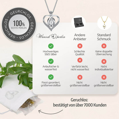 Set Dualis Collier & Boucles d'oreilles + 4 huîtres.