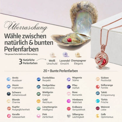 Collier fleuri + huître