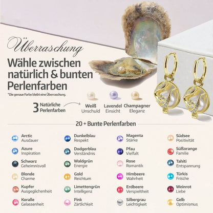 Boucles d'oreilles Floral + 2 huîtres.