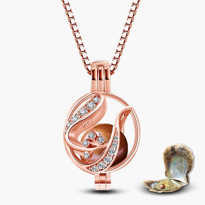 Collier fleuri + huître