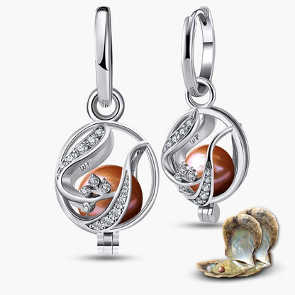 Boucles d'oreilles Floral + 2 huîtres.