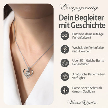 Collier Cœur + Huître