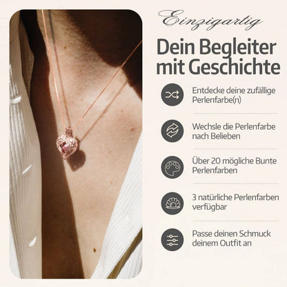 Collier Ange Gardien + Huître