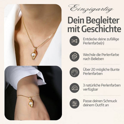 Parure Collier + Bracelet Coquille