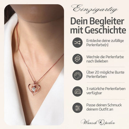 Collier Cœur + Huître