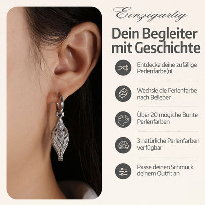 Boucles d'oreilles Dualis + 2 huîtres