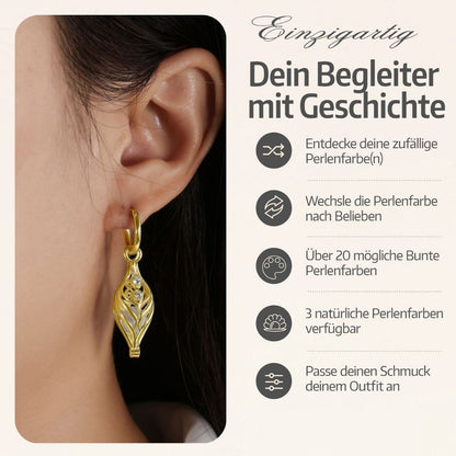 Boucles d'oreilles Dualis + 2 huîtres