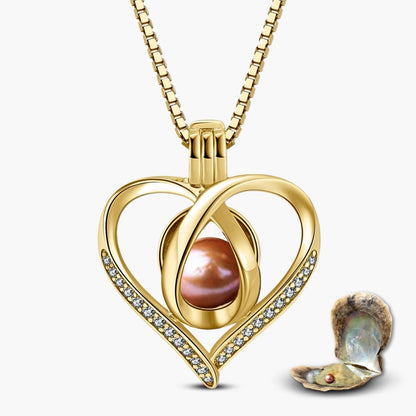 Collier Cœur + Huître