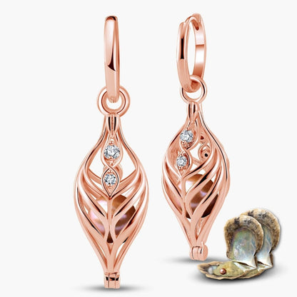 Boucles d'oreilles Dualis + 2 huîtres