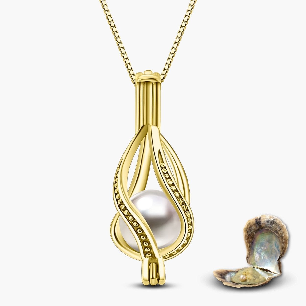 Collier Goutte + Huître