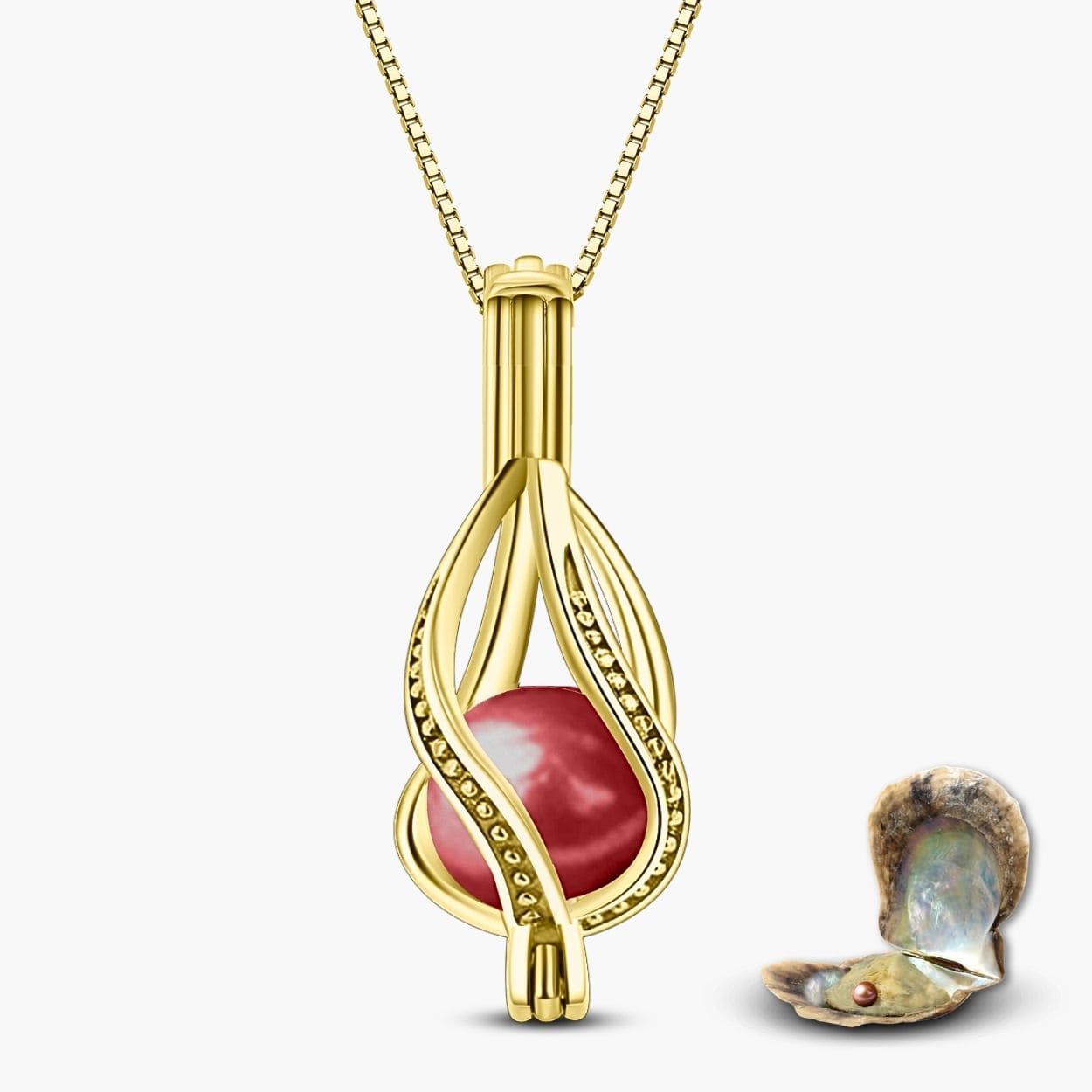 Collier Goutte + Huître