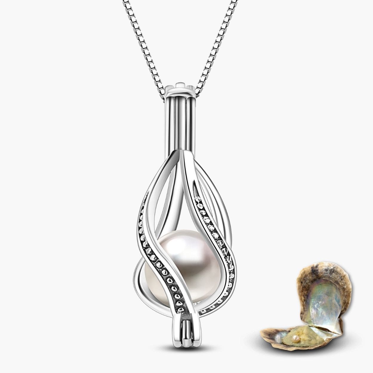 Collier Goutte + Huître