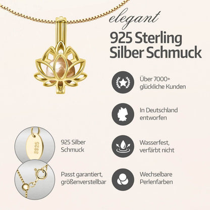 Bracelet Lotus + Huître