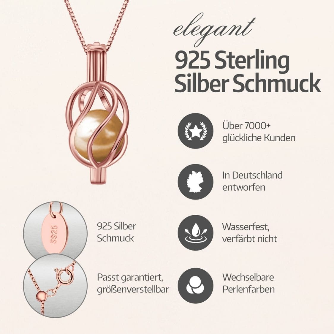 Collier Helix + Huître