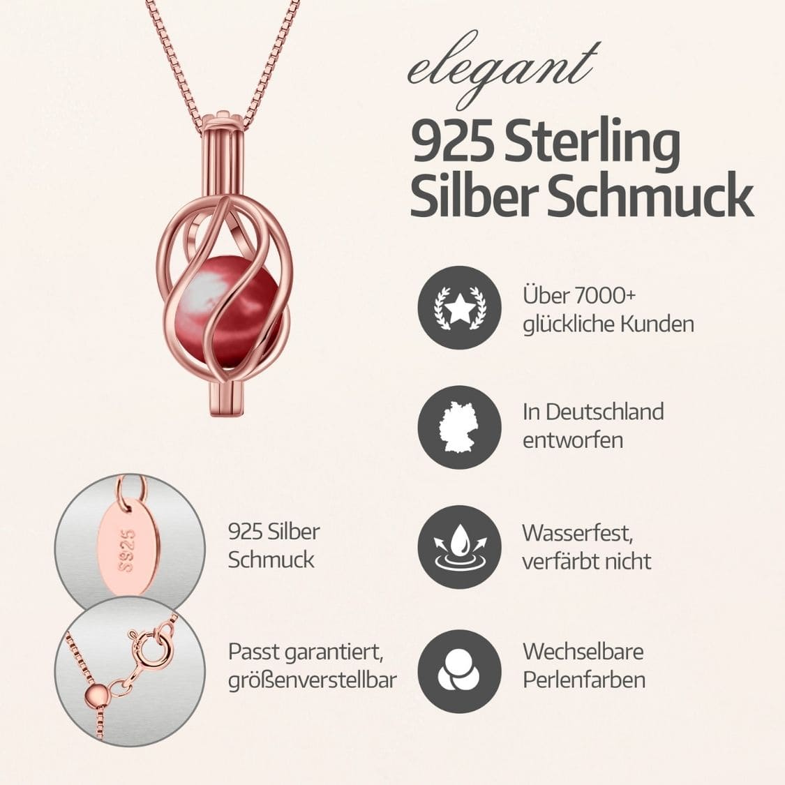 Collier Helix + Huître